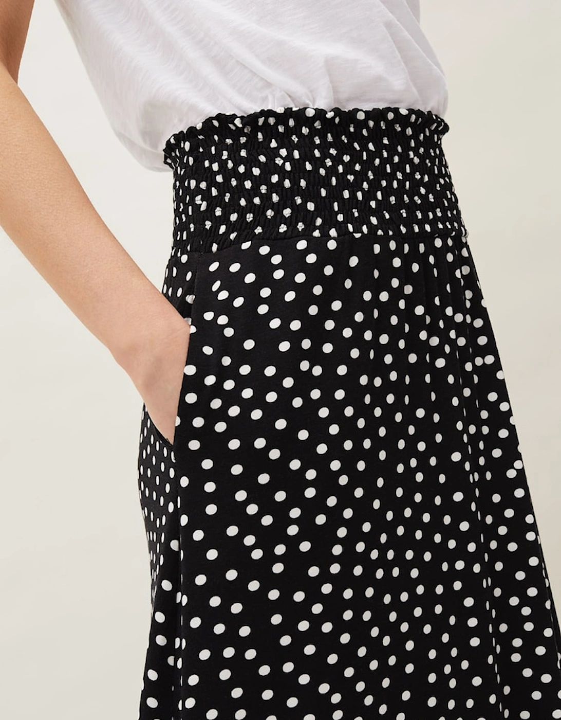 Connie Spot Print Maxi Skirt