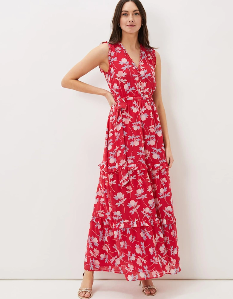 Antonella Floral Tiered Maxi Dress