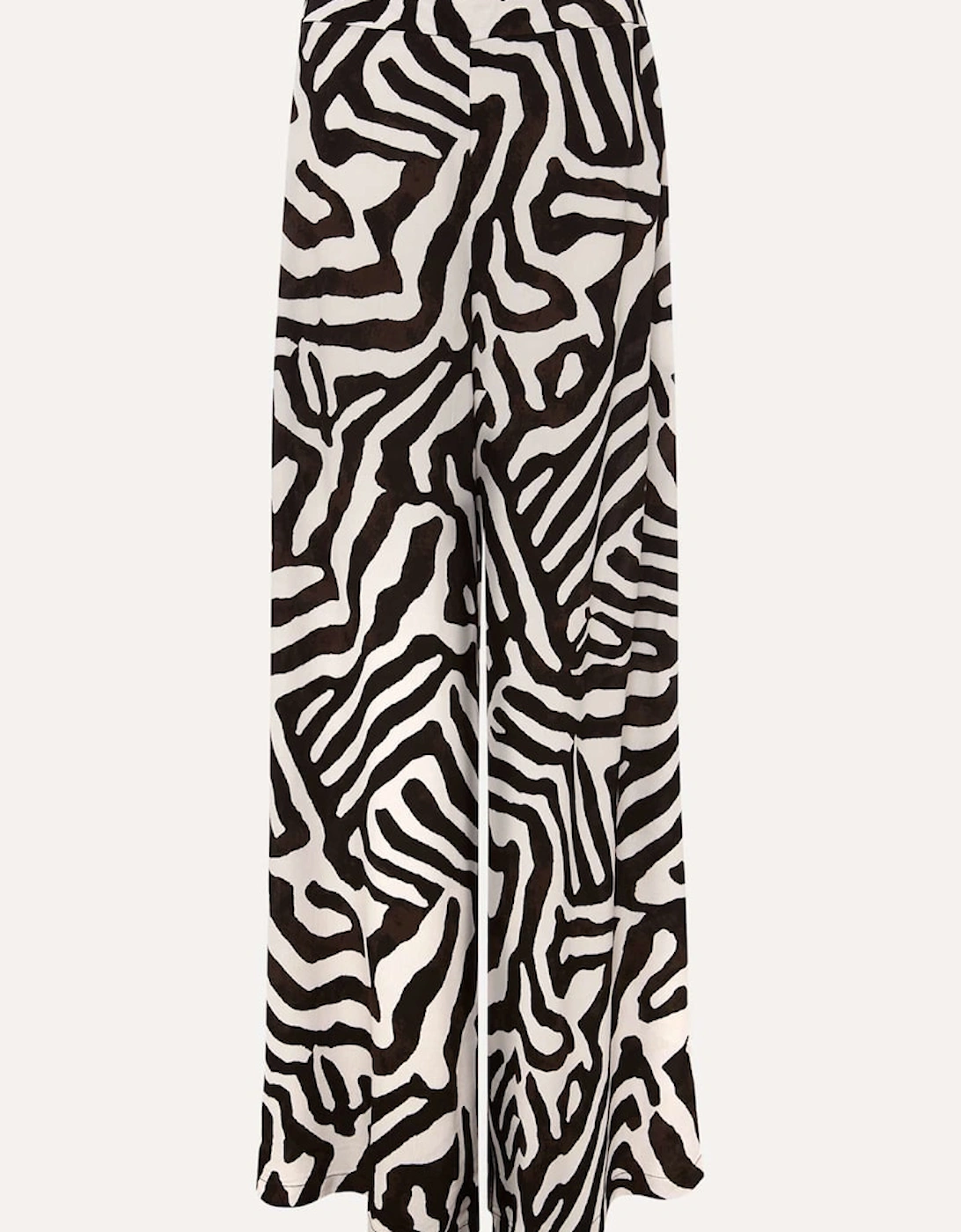 Isabelle Zebra Print Wide Leg Trouser