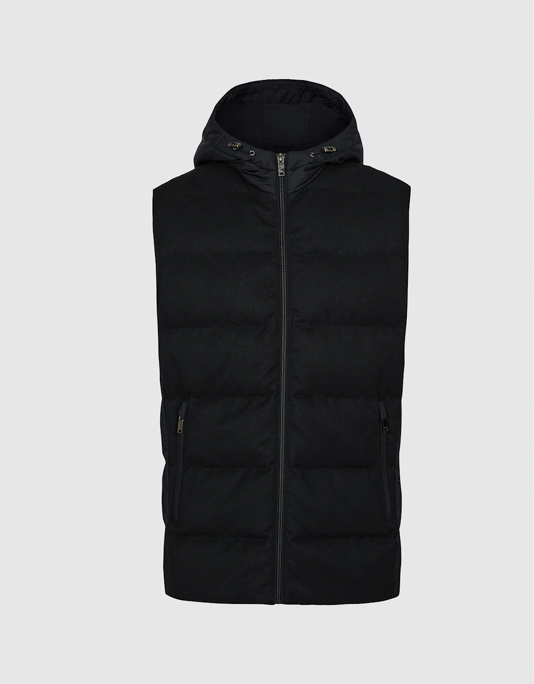 Hooded Hybrid Gilet, 2 of 1