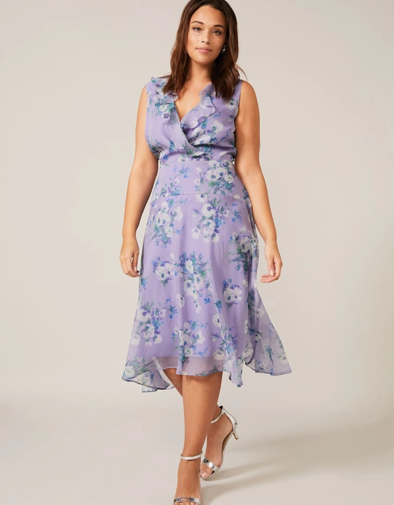 Anya Floral Frill Dress