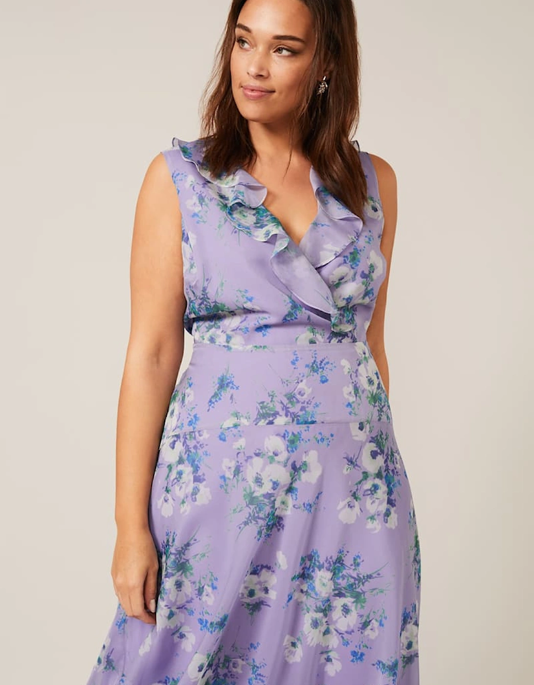 Anya Floral Frill Dress