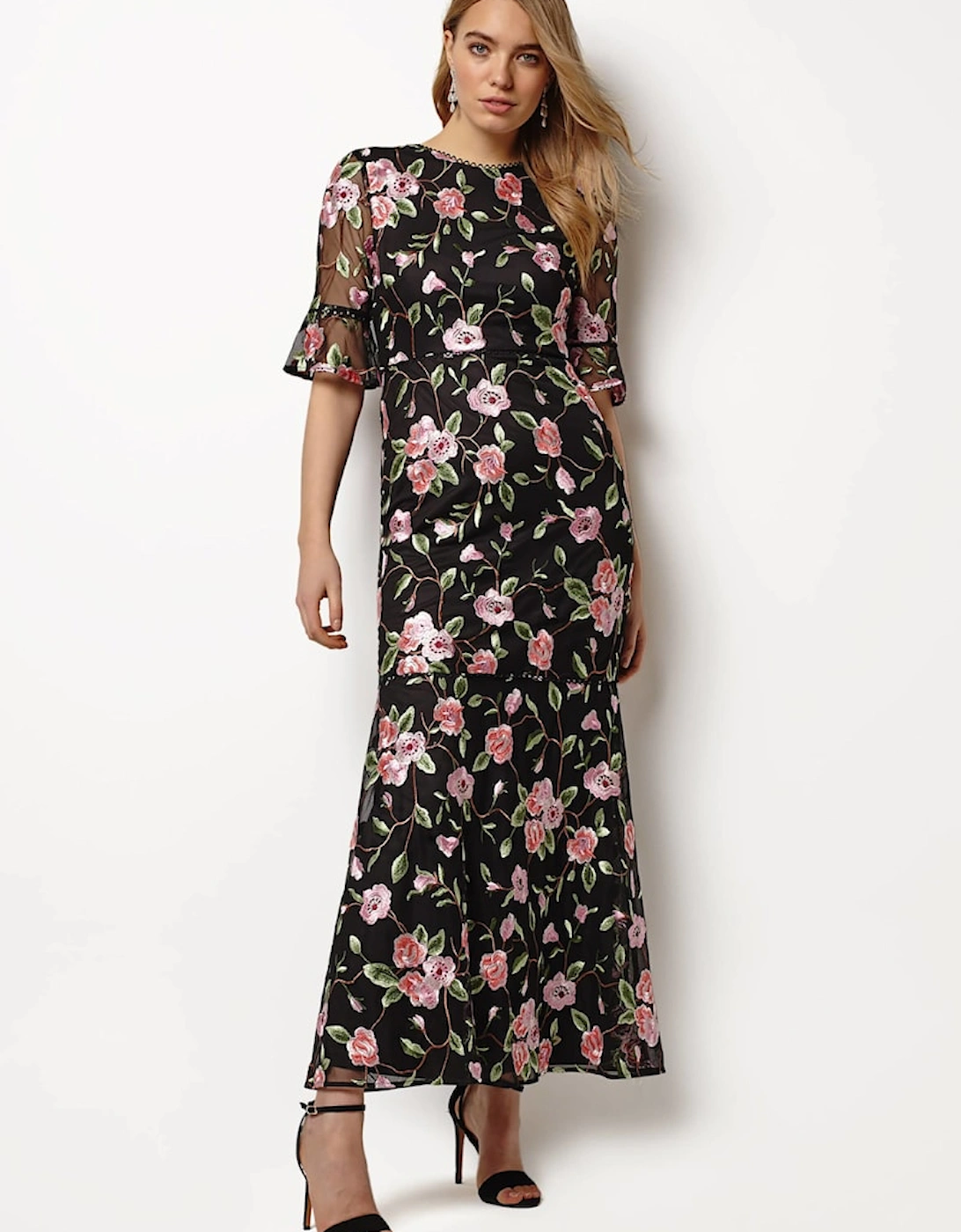 Antonette Embroidered Maxi Dress, 9 of 8