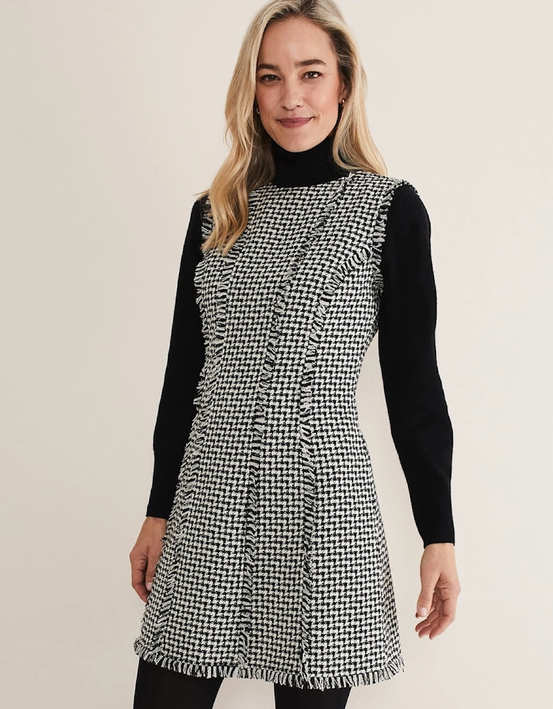 Arie Tweed Mini Dress, 7 of 6