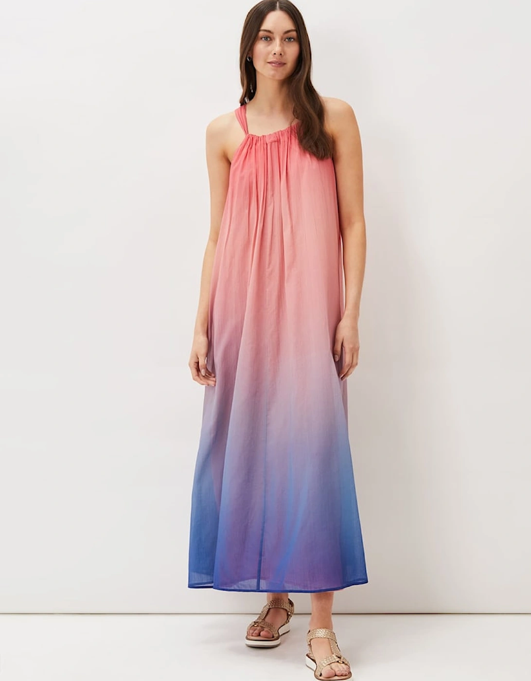 Naoki Dip Dye Midaxi Dress