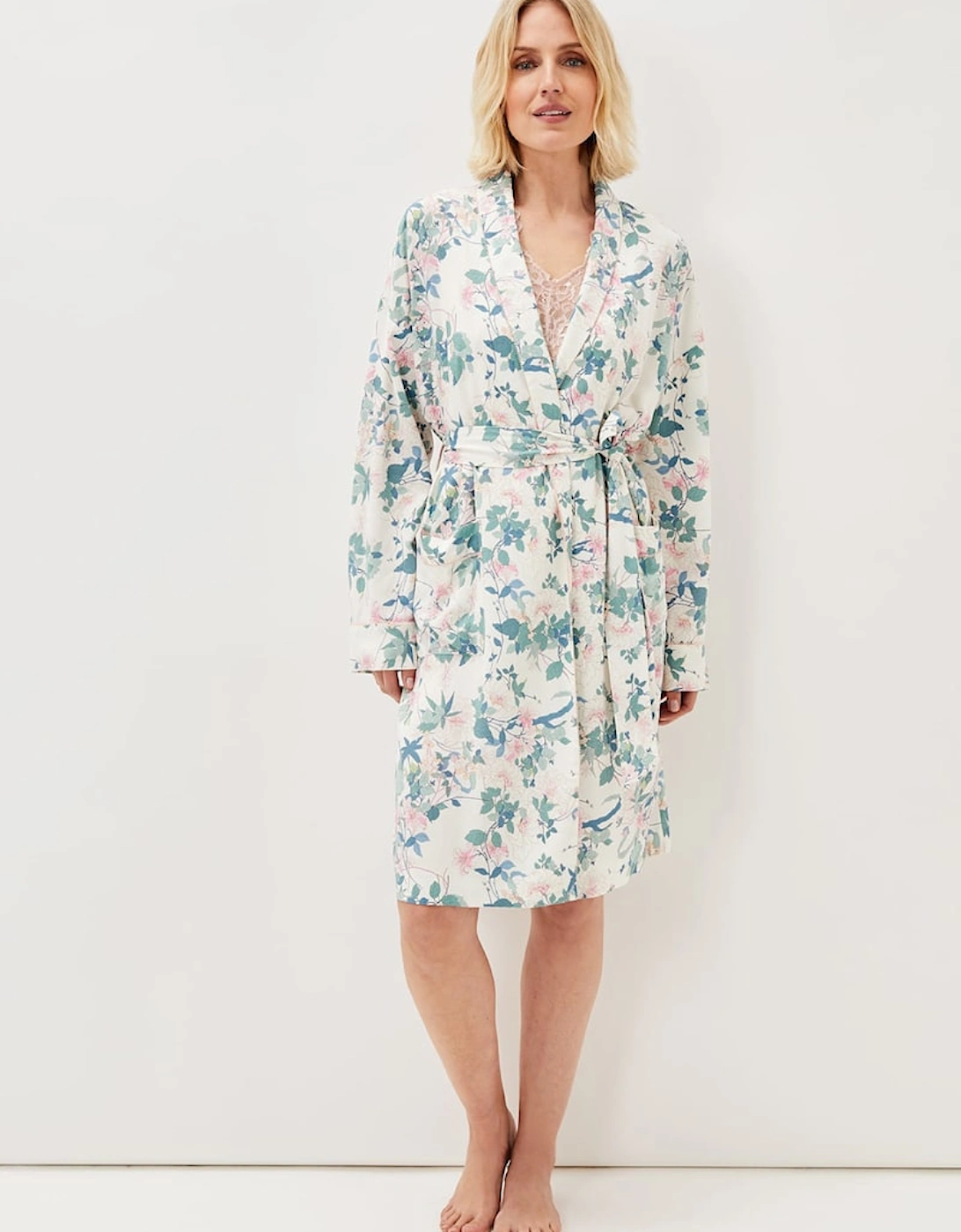 Avarie Chinoiserie Print Robe