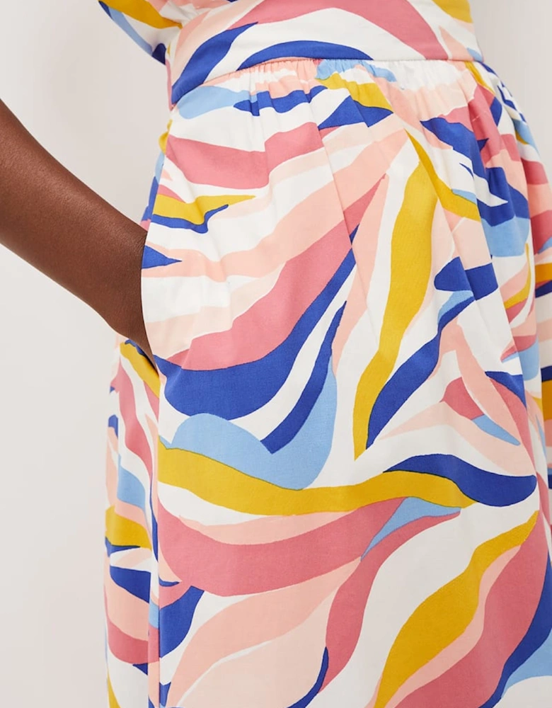 Tyra Wave Co-Ord Midi Skirt