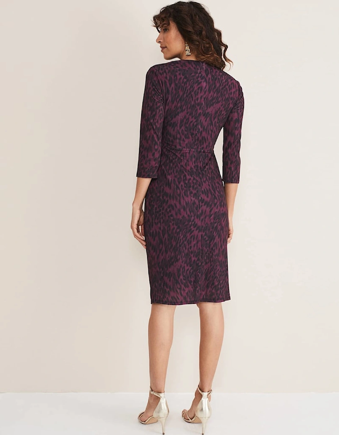 Nieve Leopard Print Dress