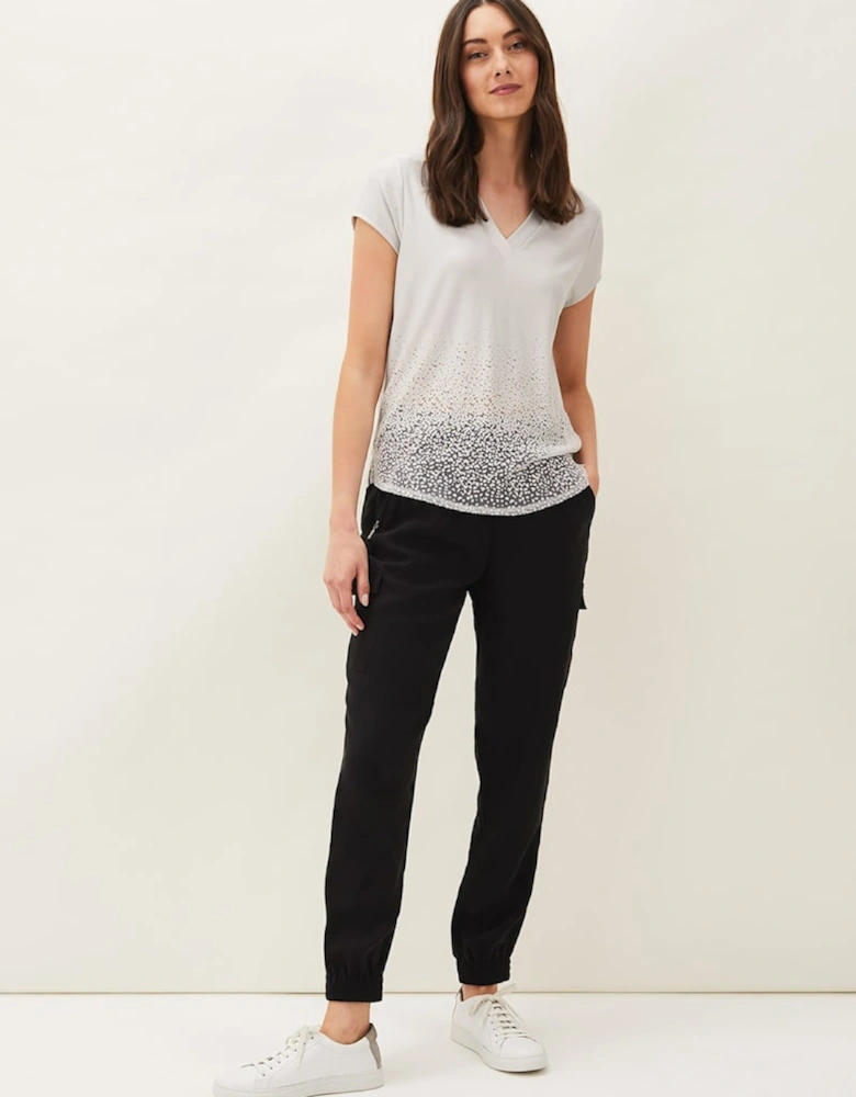 Eli Ombre Burnout Top