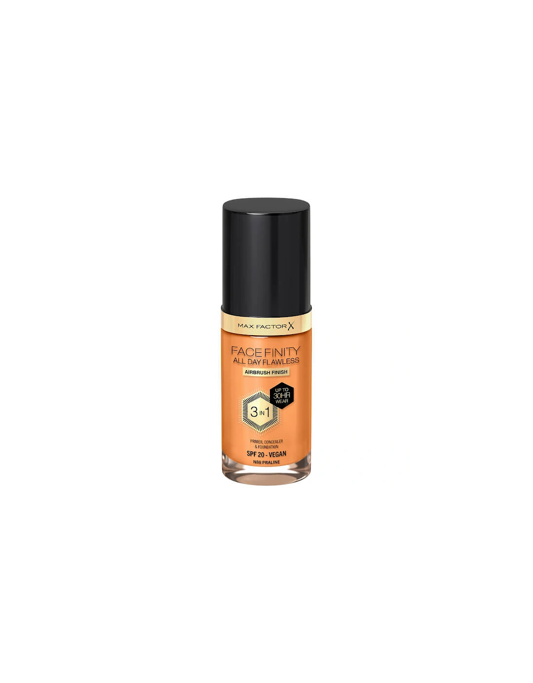 Facefinity All Day Flawless 3 in 1 Vegan Foundation - N88 Praline, 2 of 1