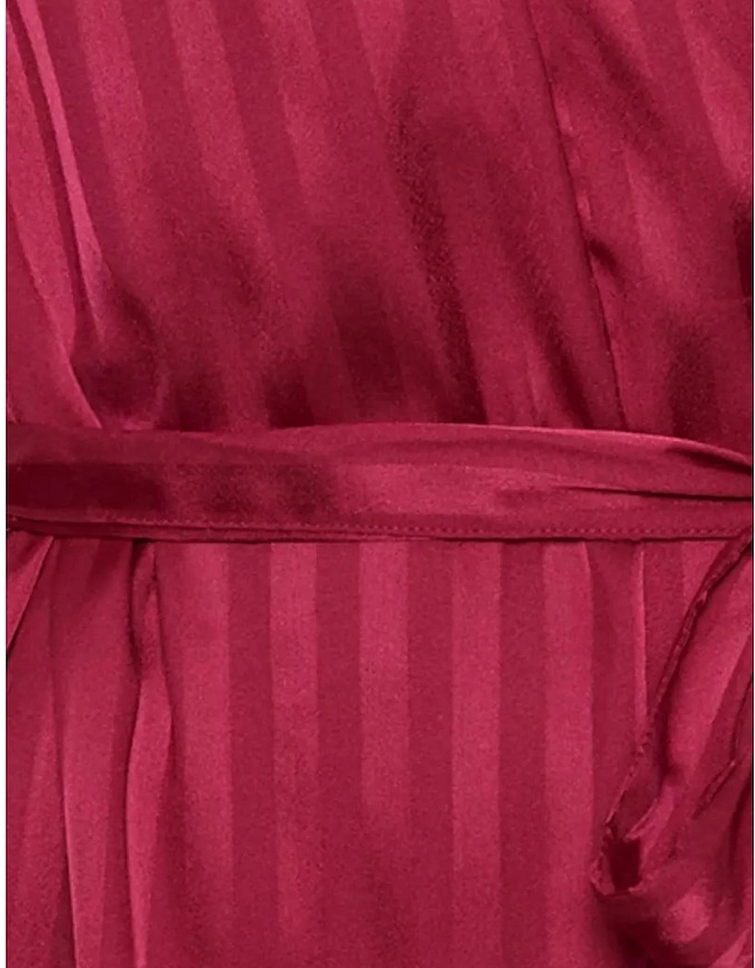 Womens/Ladies Stripe Jacquard Robe
