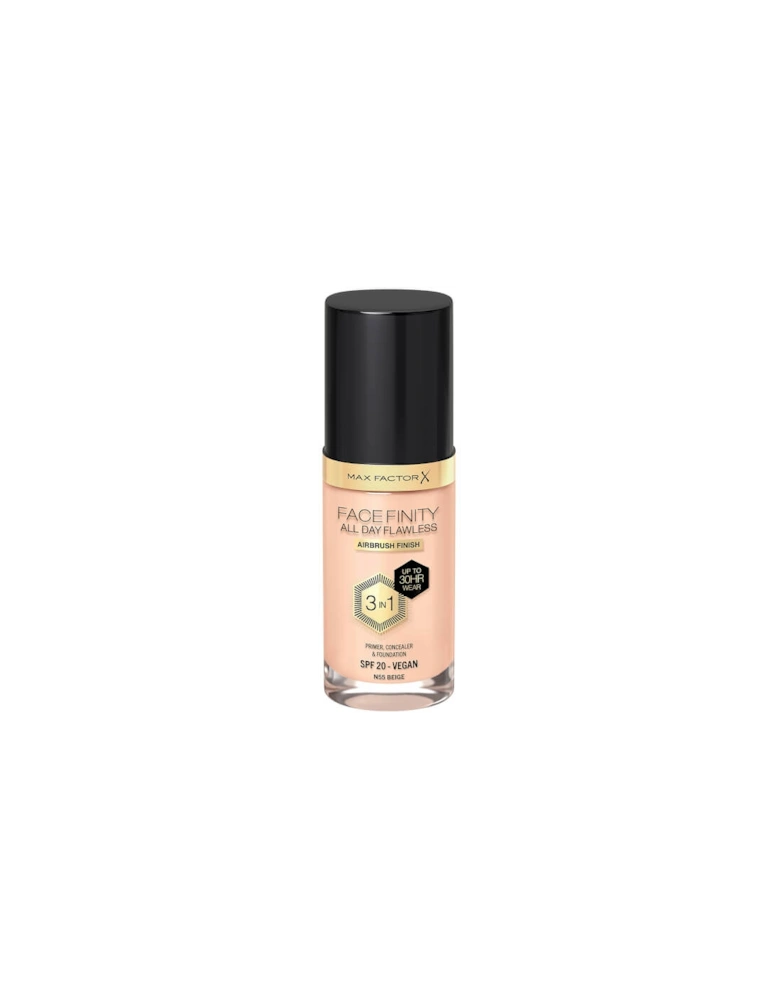 Facefinity All Day Flawless 3 in 1 Vegan Foundation - C10 Fair Porcelain