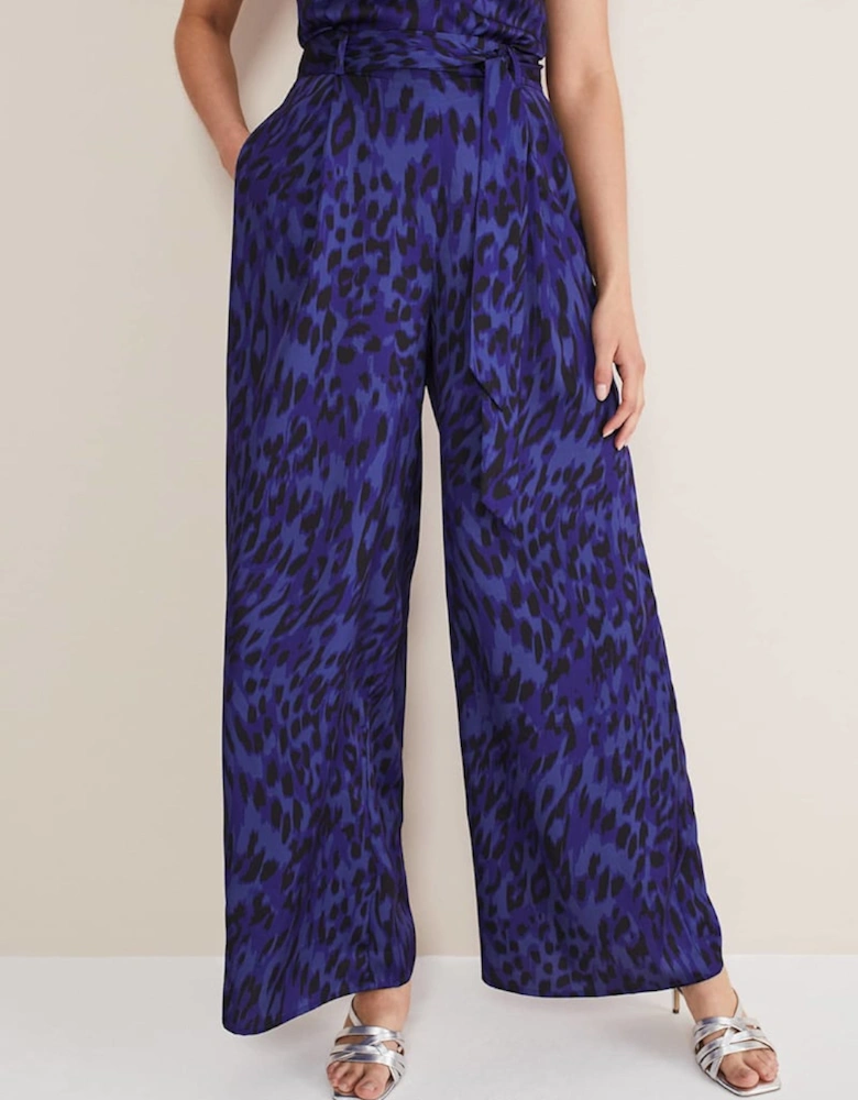 Coletta Leopard Print Trousers