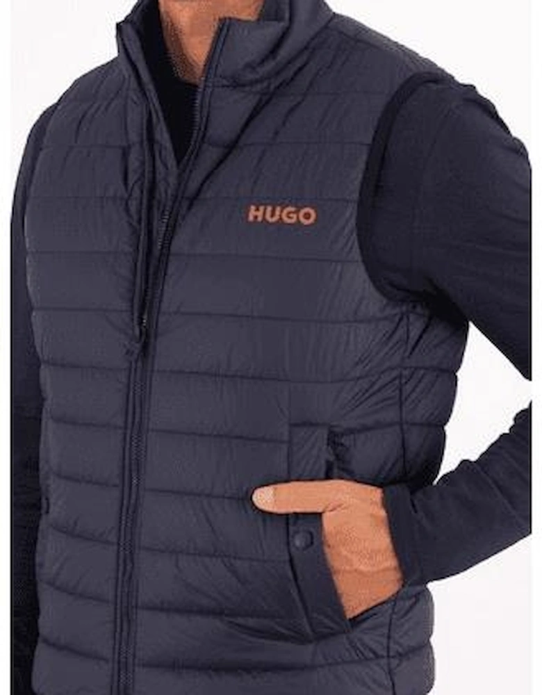 Bentino Print Logo Navy Gilet