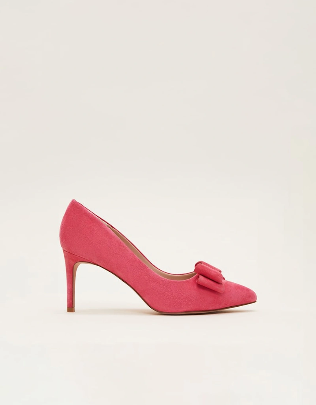 Suede Bow Front Court Shoe, 10 of 9