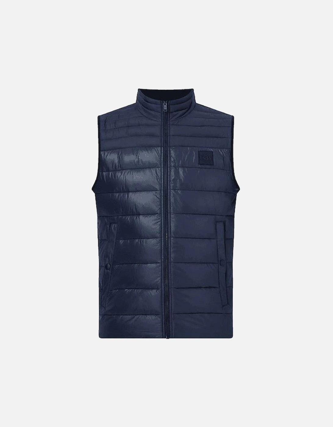 Odeno Rubberised Logo Navy Gilet, 5 of 4