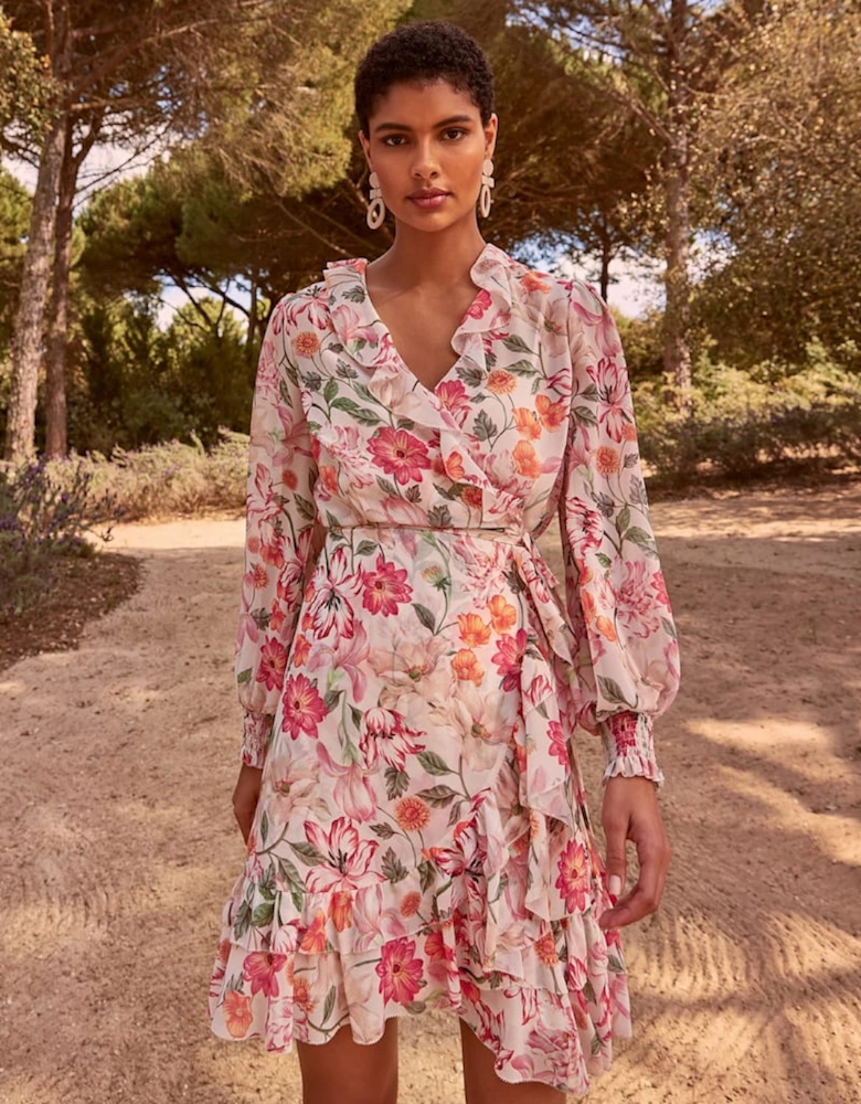 Melinda Floral Wrap Dress