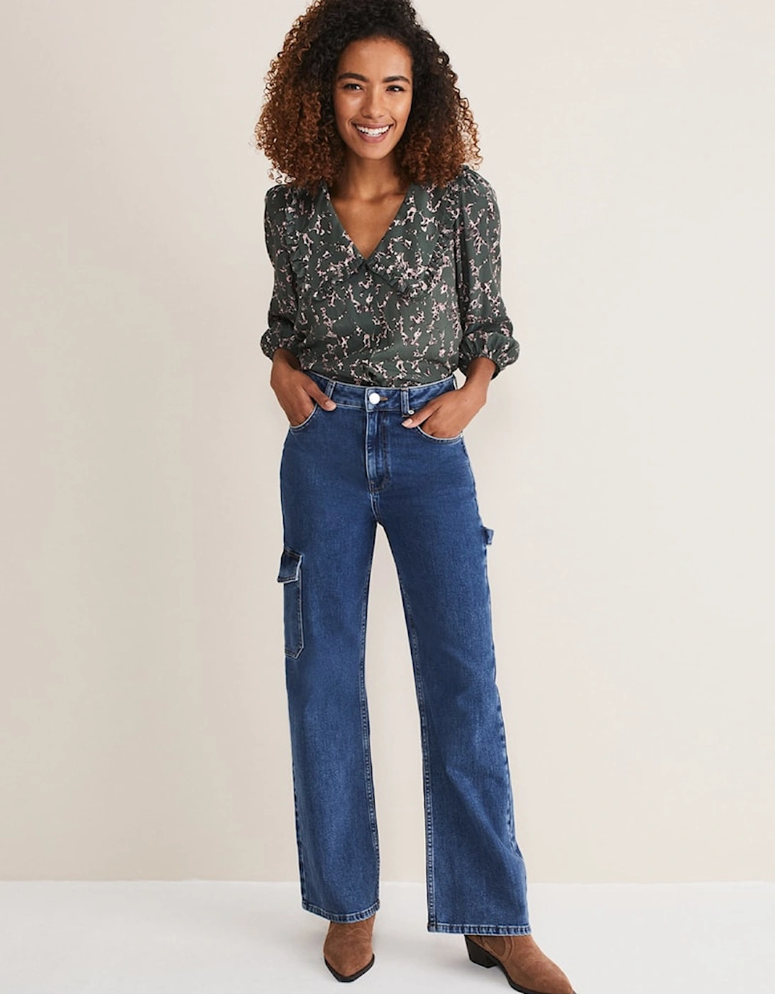 Scout Cargo Wide Leg Jeans, 9 of 8