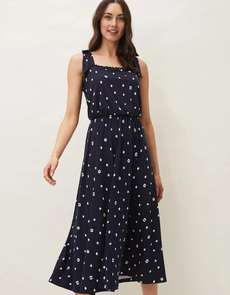 Allanna Floral Midi Dress