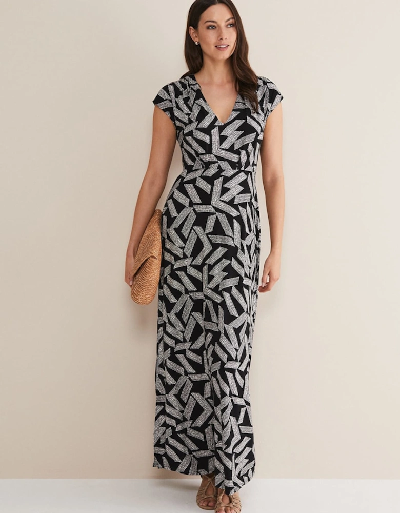 Siobhan Abstract Maxi Dress