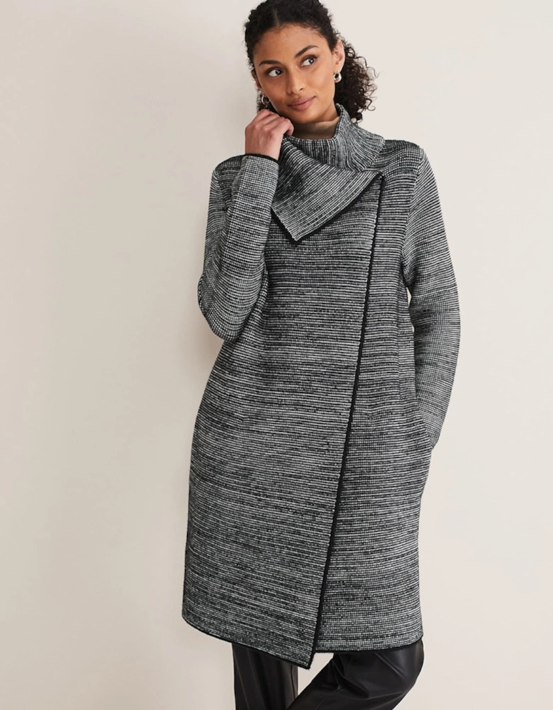 Talia Tweed Knit Coat