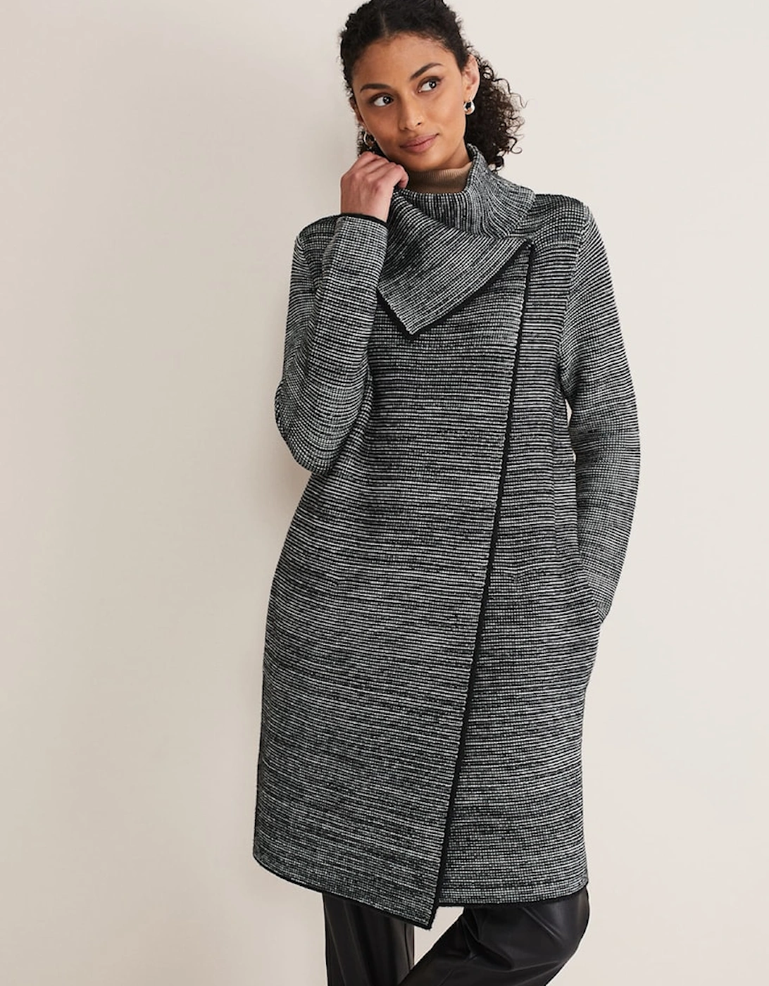 Talia Tweed Knit Coat, 7 of 6