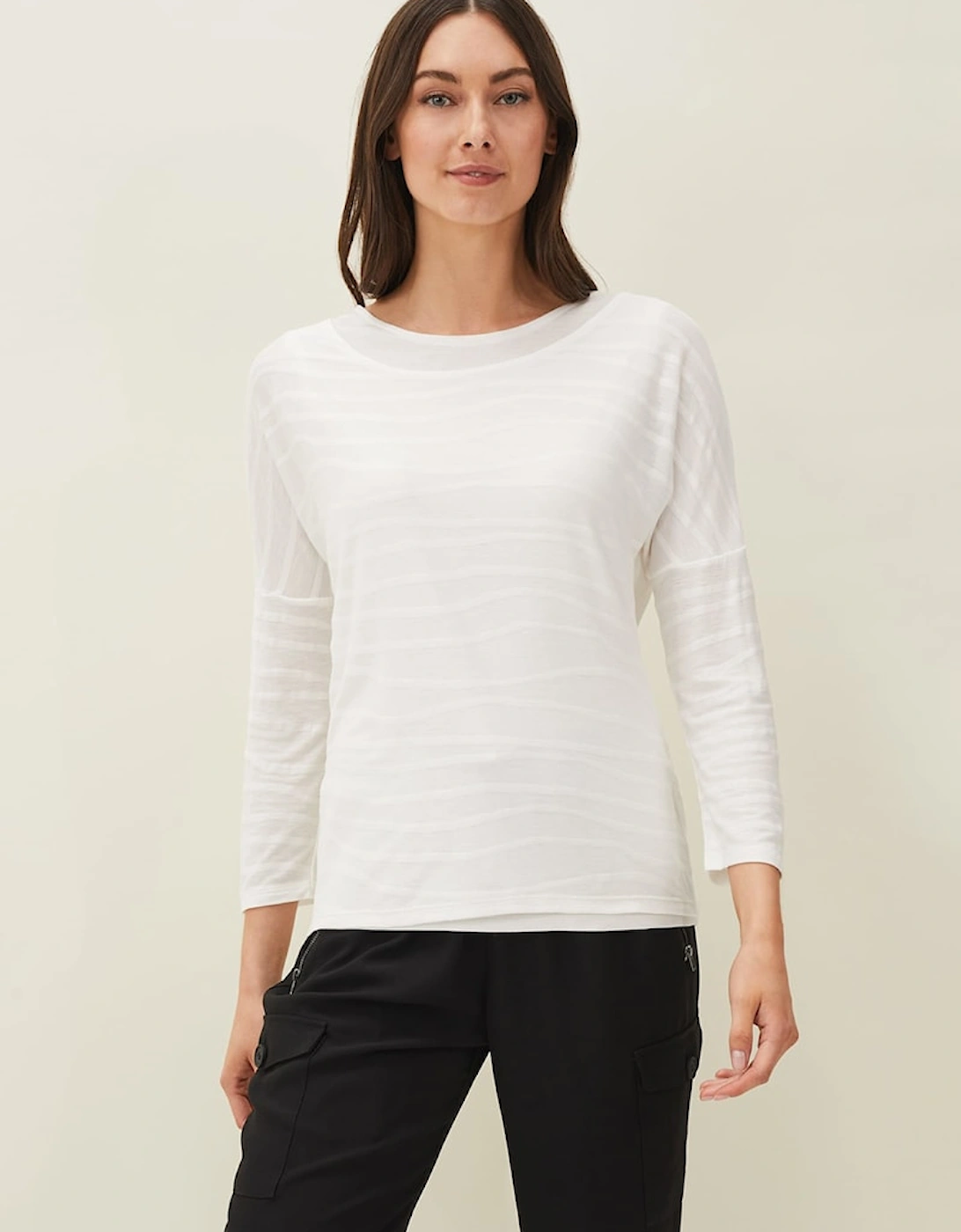 Ellise Textured Wrap Top