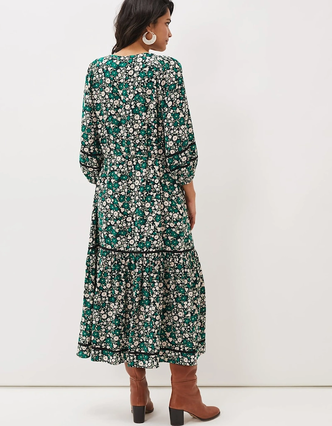 Ava Floral Midaxi Dress