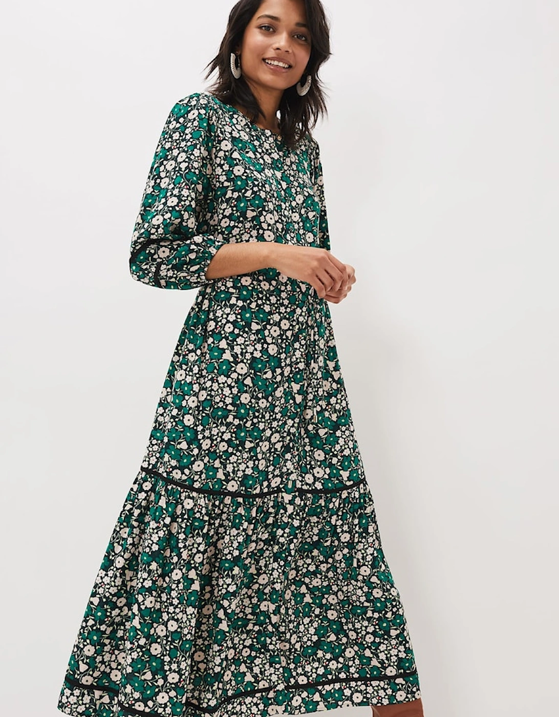 Ava Floral Midaxi Dress