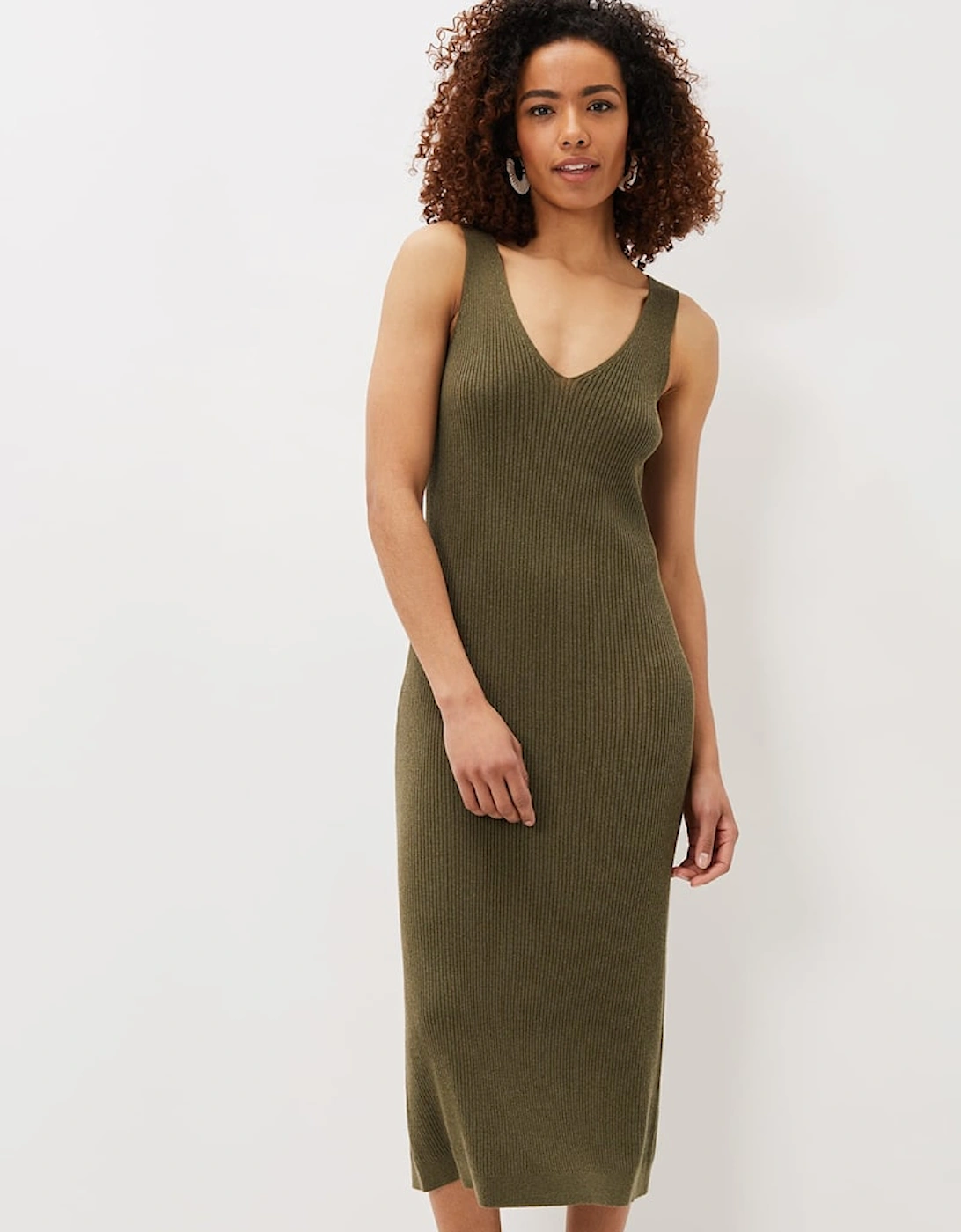 Lindan Ribbed Knit Midi Dress, 7 of 6