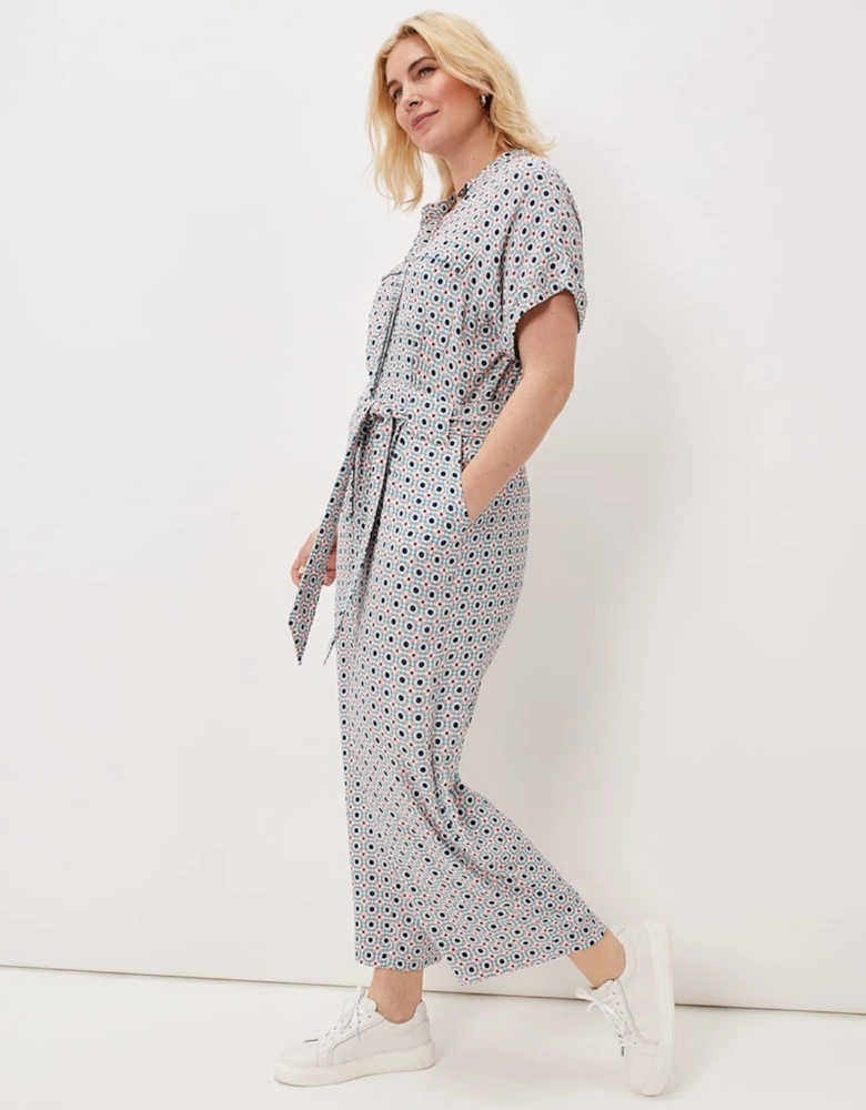 Lyla Tile Print Jumpsuit