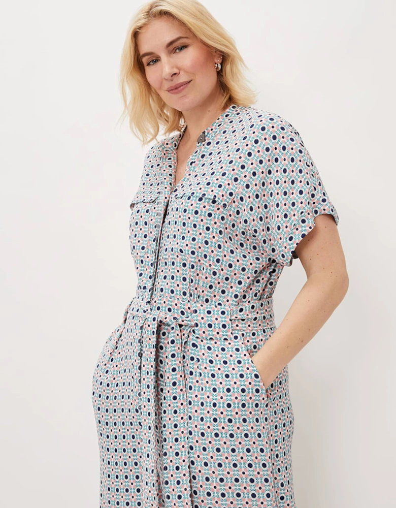 Lyla Tile Print Jumpsuit