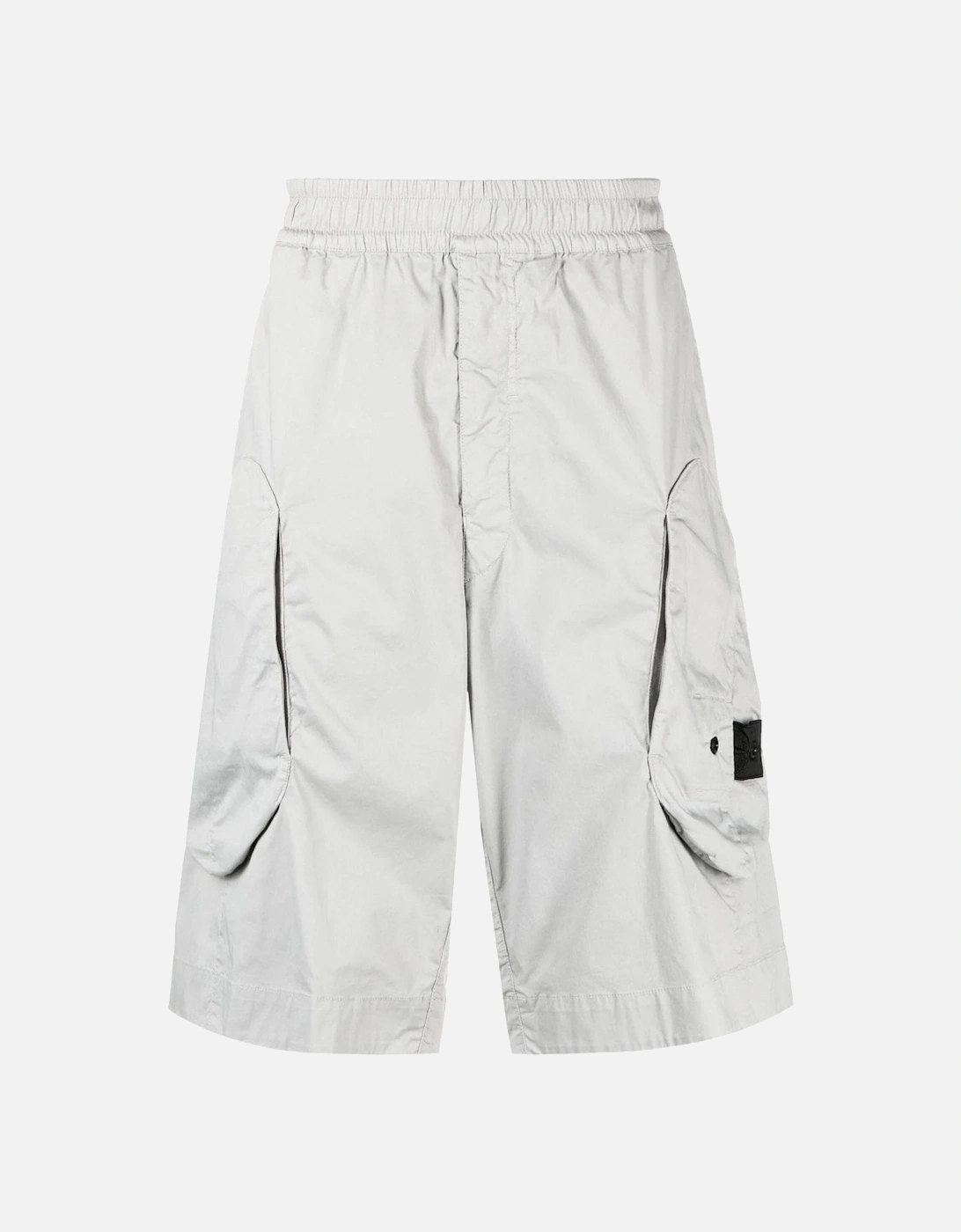 Cotton Pockets Shorts Grey
