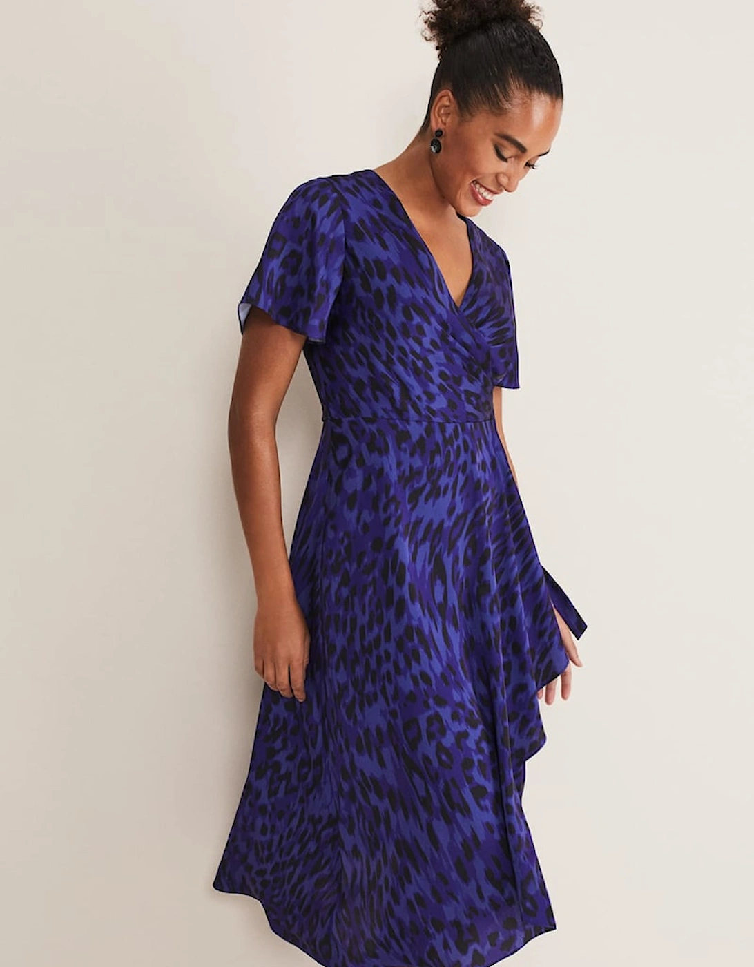 Colletta Print Wrap Dress