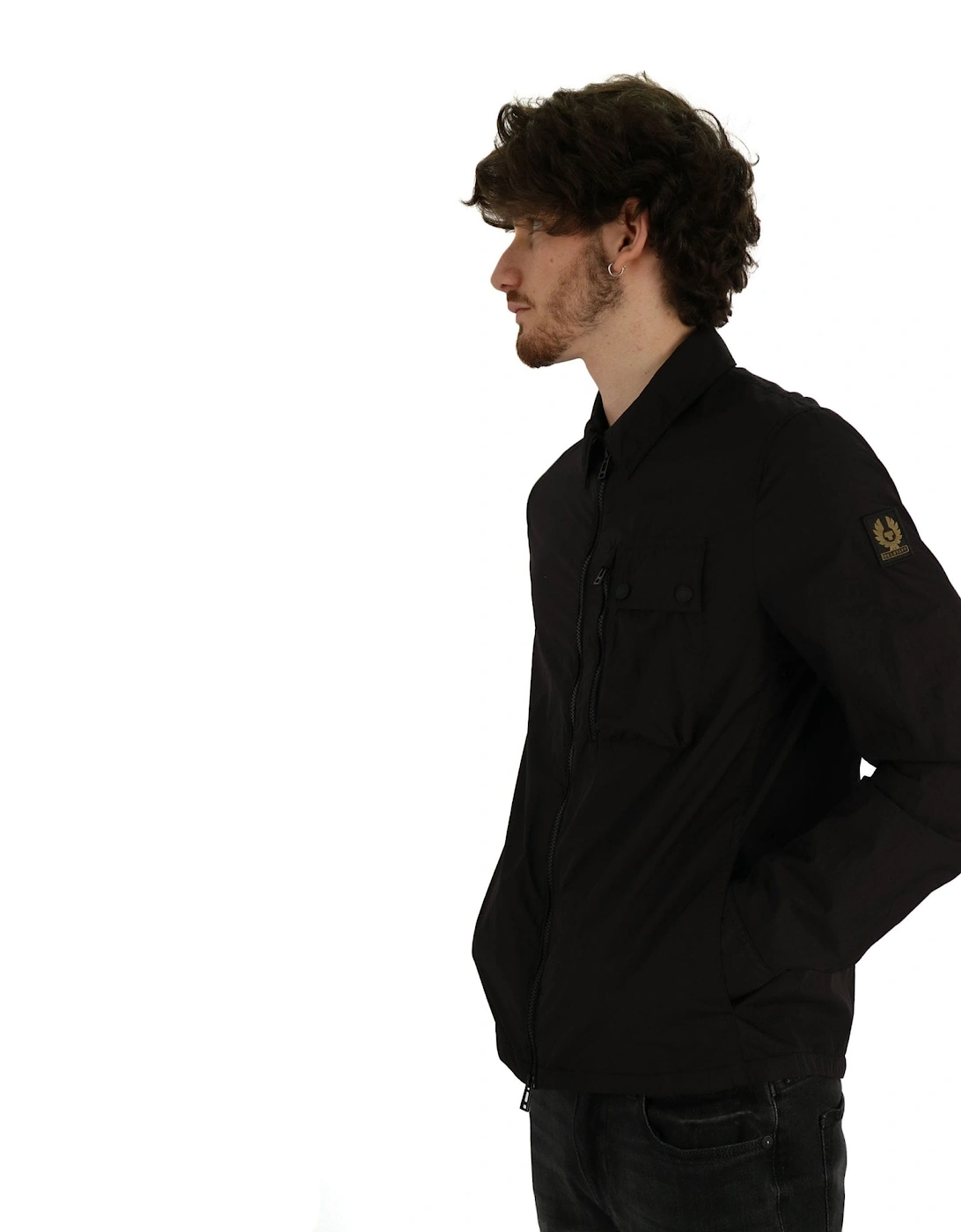 Rail Black Overshirt Jacket