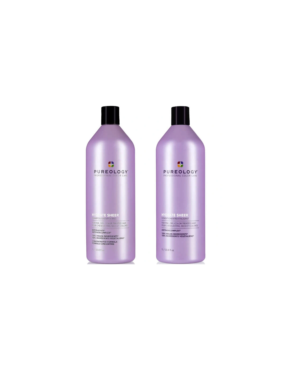 Hydrate Sheer Shampoo and Conditioner Supersize Bundle for Fine, Dry Hair, Sulphate Free for a Gentle Cleanse, 2 of 1