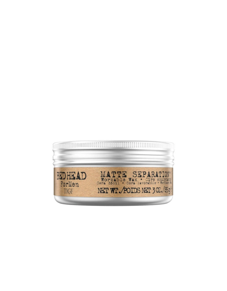 Bed Head for Men Matte Separation Workable Wax (85g)