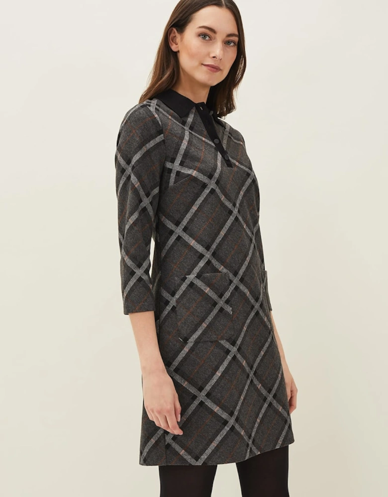 Rayia Check Tunic Dress