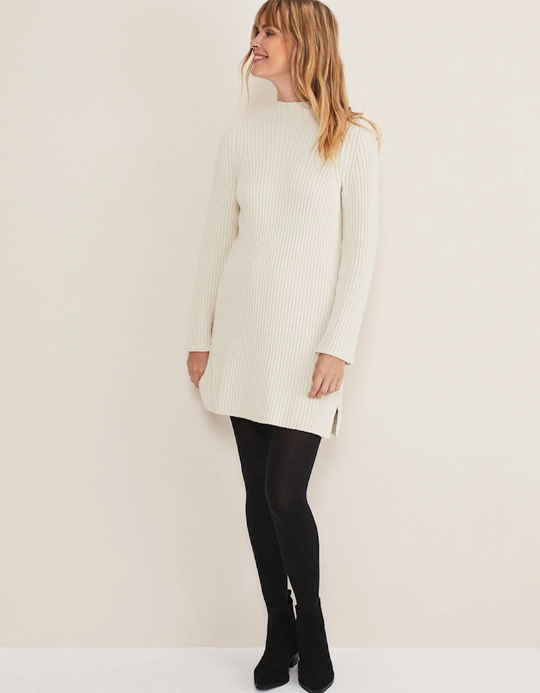 Catherine Chunky Ribbed Knit Dress