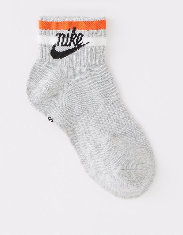 Everyday Essential Ankle Socks - Grey