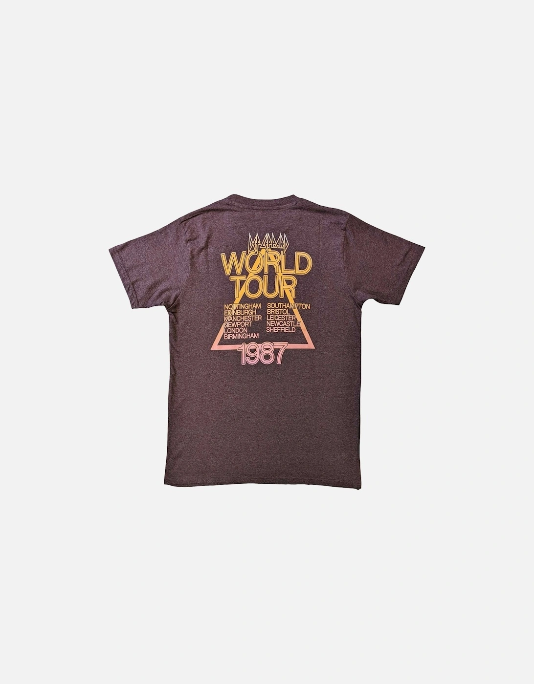 Unisex Adult Hysteria World Tour Back Print T-Shirt
