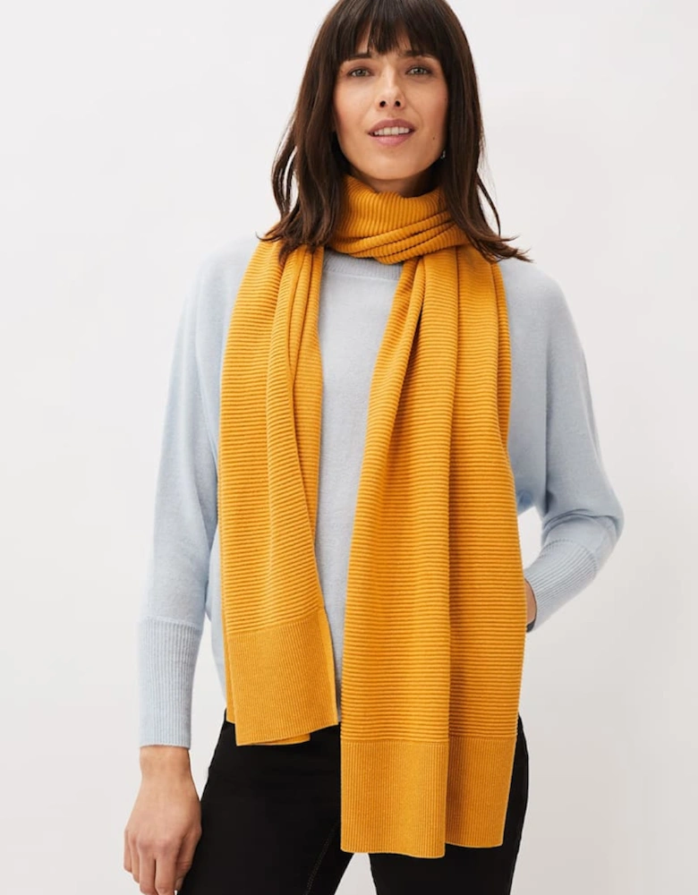 Lorell Ribbed Texture Scarf