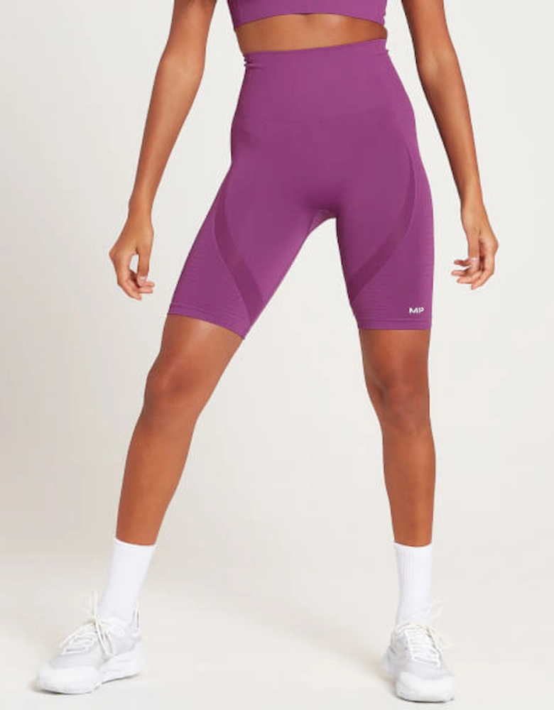 Women's Tempo Seamless Cycling Shorts - Purple