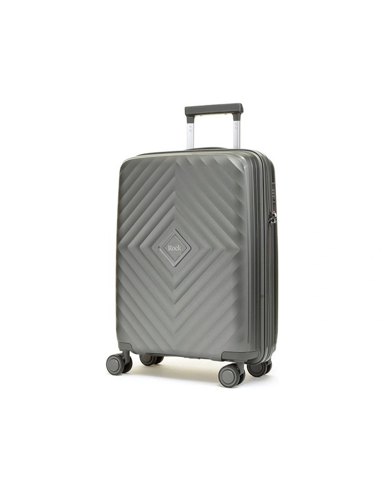 Infinity 8 Wheel Hardshell Cabin Suitcase - Charcoal