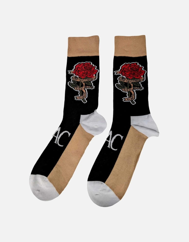 Unisex Adult Rose Ankle Socks