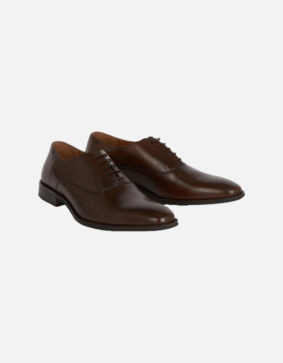 Mens 1904 Plain Leather Oxford Shoes, 5 of 4