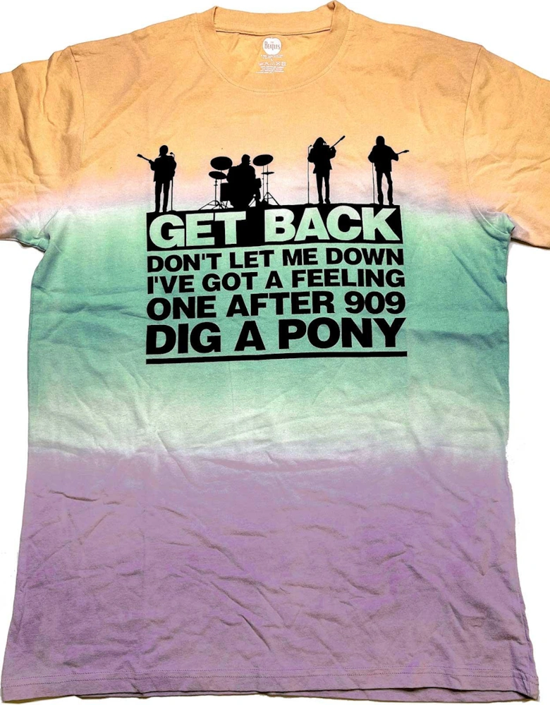 Unisex Adult Get Back Gradient Dip Dye T-Shirt