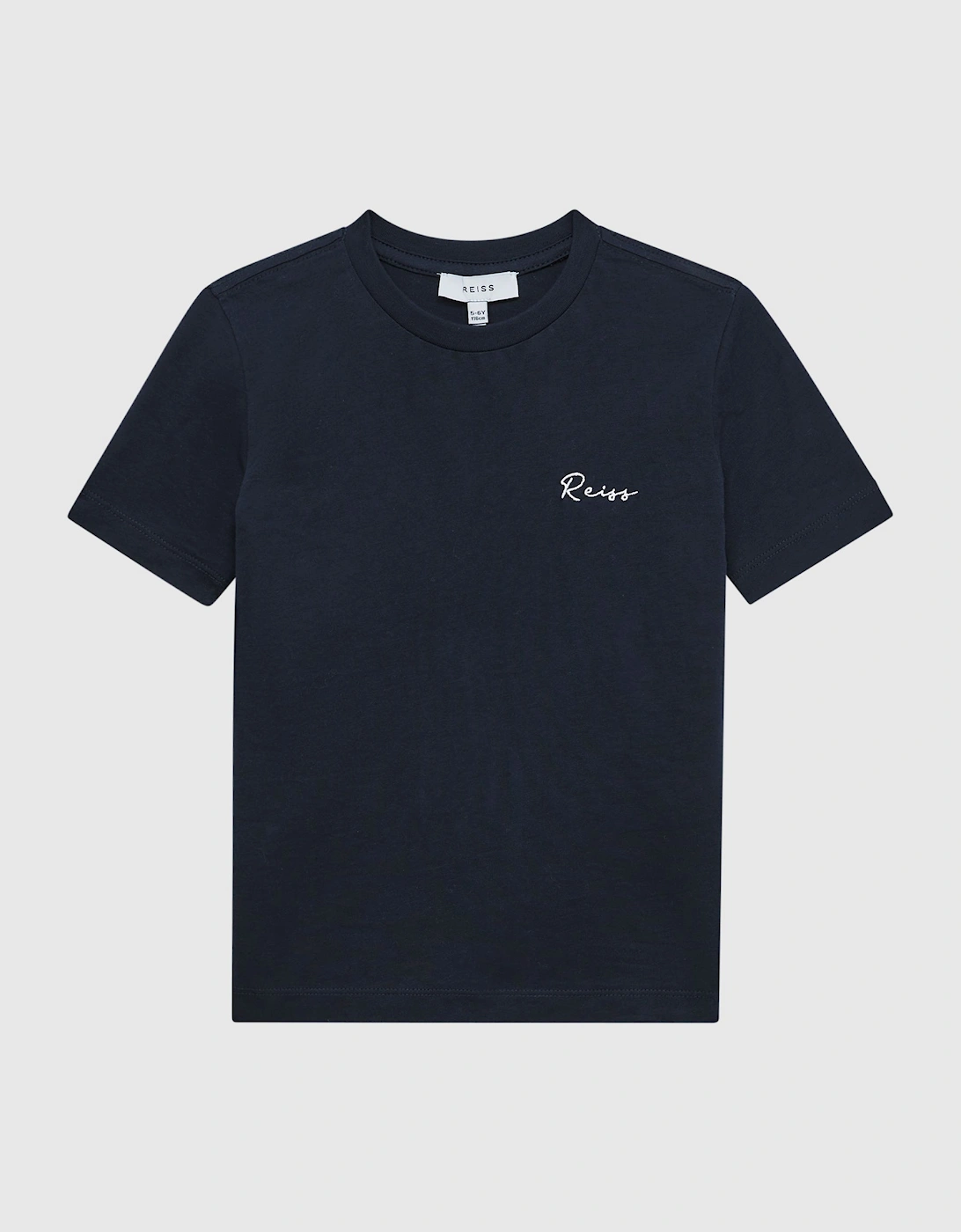 Logo Embroidered Cotton Jersey T-Shirt, 2 of 1