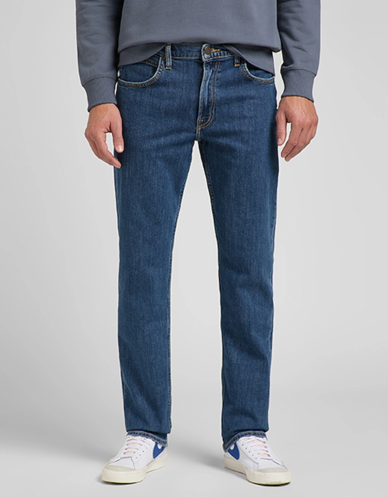 Men's Brooklyn Straight Mid Stonewash Jeans