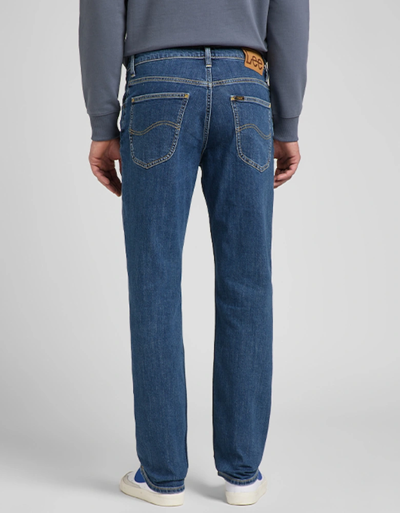 Men's Brooklyn Straight Mid Stonewash Jeans